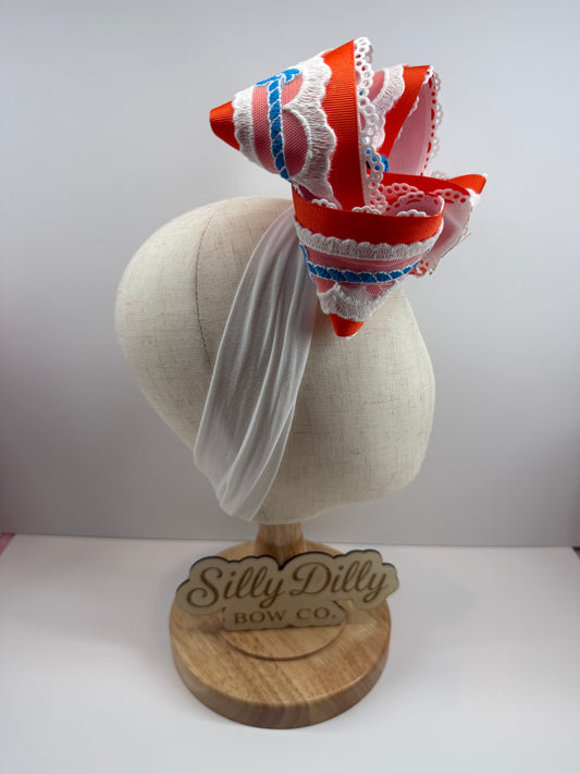 “Nemo” made to match outfit pictured. 5.5 inches on clip or thin nylon band. (Outfit not included).